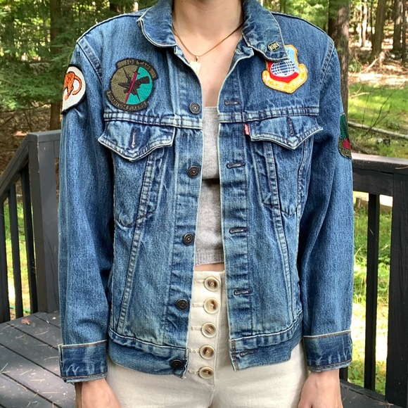 Levi's | Jackets & Coats | Vintage Levis Patchwork Jacket | Poshmark